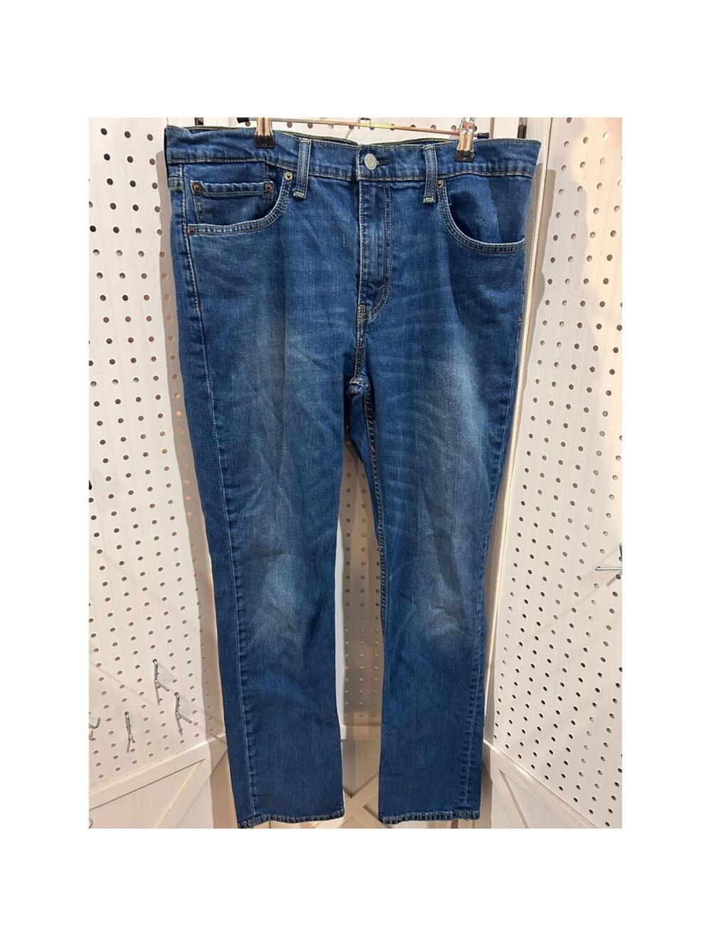 :) Levi Strauss 511 jeans blue denim slim fit mens size 36 32 [COPY]